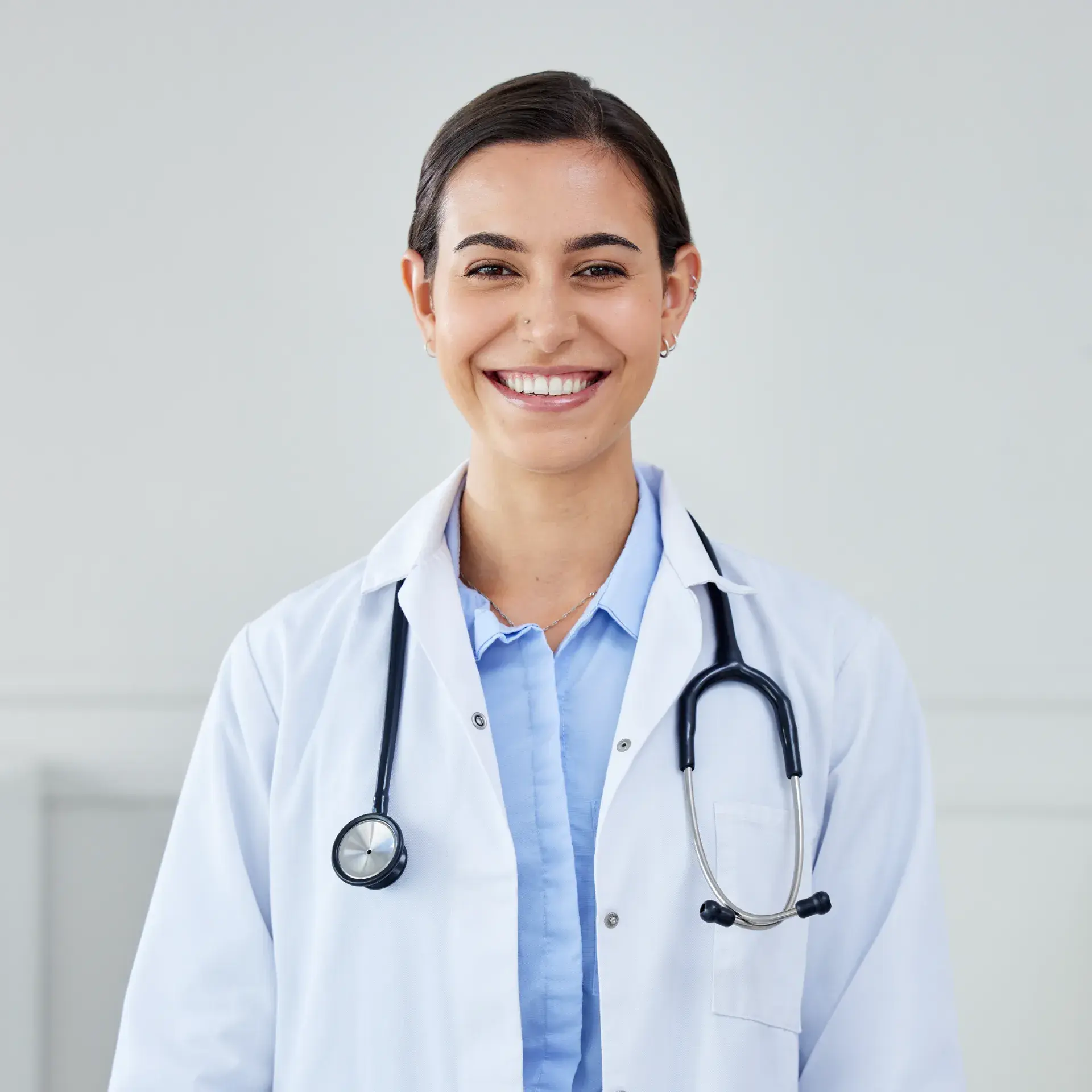 Licensed healthcare provider in a medical office